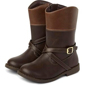 Gymboree Toddler Brown Zip Up Cowgirl Boots